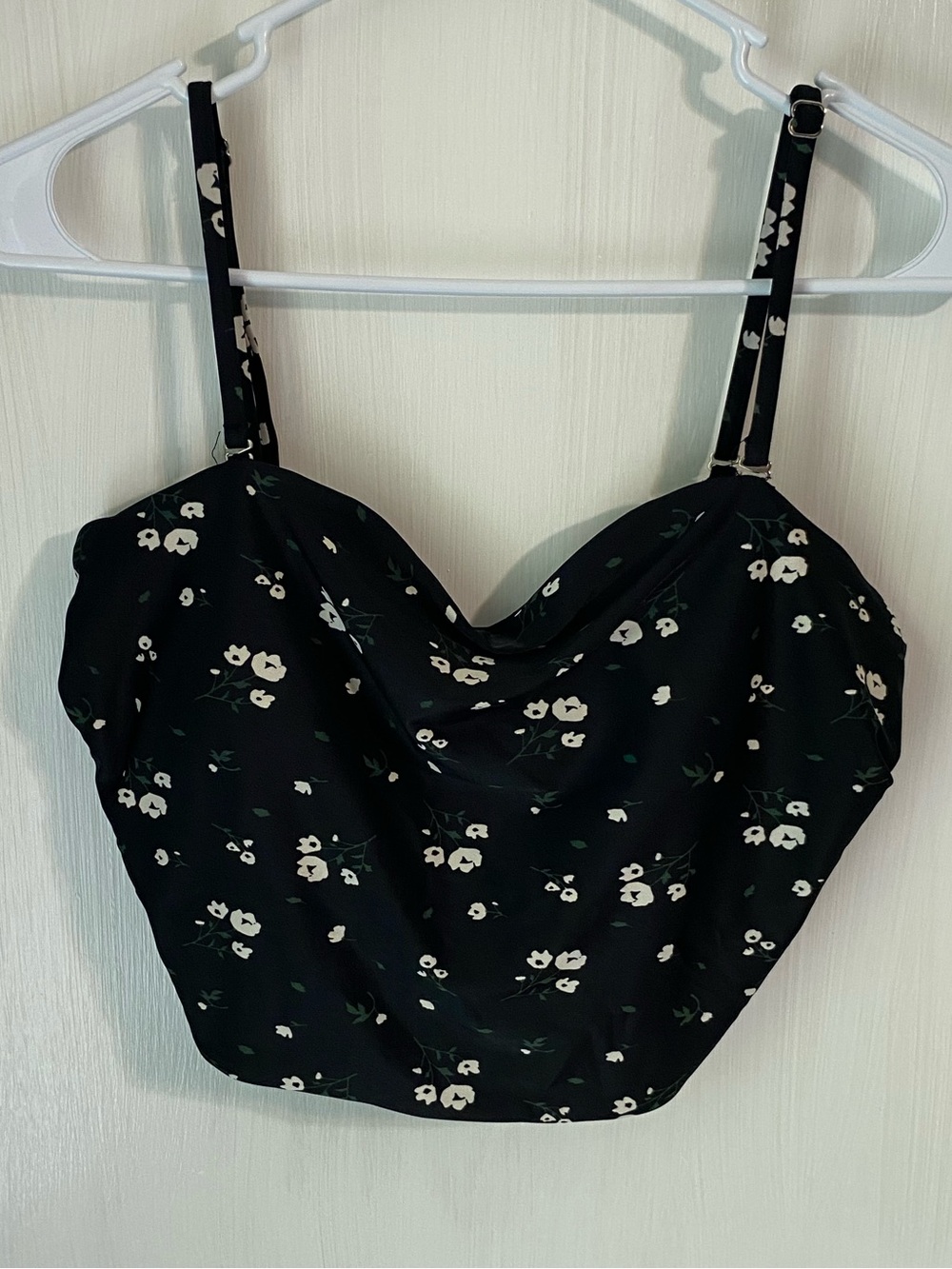 Geode floral swim top